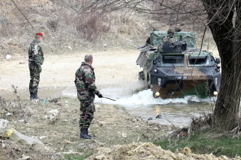 French soldiers on exercise