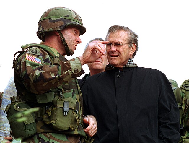 2001 Picture Of Rumsfeld Wikimedia